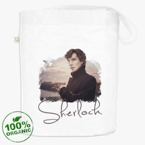 Сумка шоппер с принтом The Science of Deduction