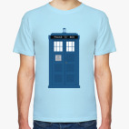 Классическая футболка ТАРДИС Доктор Кто