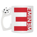 Кружка с футбольным мячиком