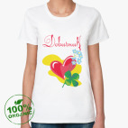 Женская футболка органик