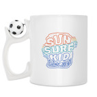 Кружка с футбольным мячиком