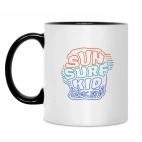 Кружка двухцветная