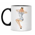 Кружка двухцветная