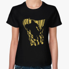 Классическая женская футболка Баскетболист