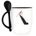 Кружка с ложкой