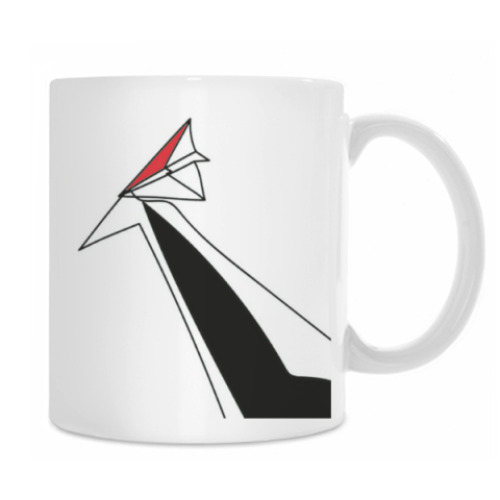 Кружка с принтом я люблю самолеты