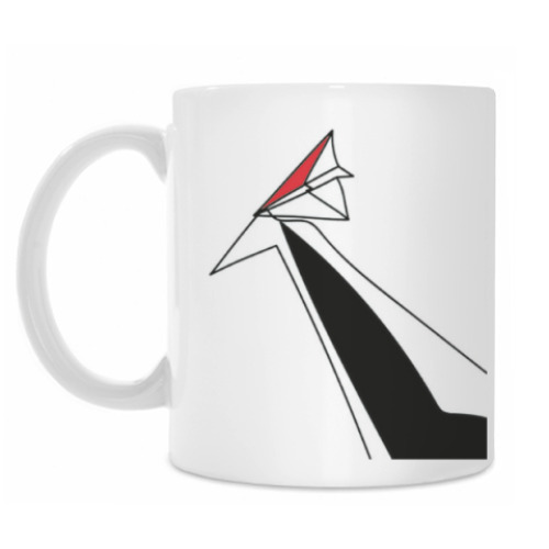 Кружка с принтом я люблю самолеты