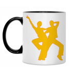 Кружка двухцветная