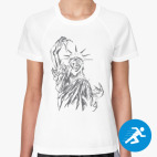 Женская спортивная футболка