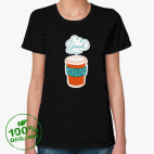 Женская футболка органик