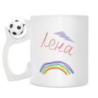 Кружка с футбольным мячиком