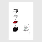 Постер 30 х 45 см Lego and Puppy