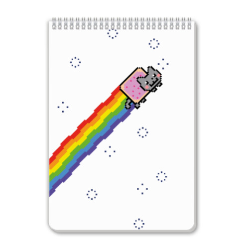 Блокнот с принтом Nyan Cat