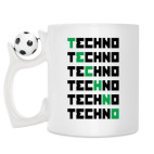 Кружка с футбольным мячиком