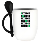 Кружка с ложкой