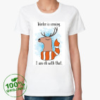 Женская футболка органик