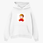 Толстовка худи оверсайз