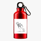 Металлическая бутылка 400 мл UV-DTF