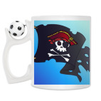 Кружка с футбольным мячиком