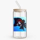 Банка с бамбуковой крышкой