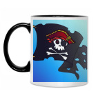 Кружка двухцветная