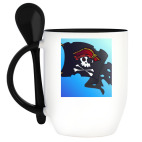 Кружка с ложкой