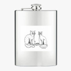 Фляжка стальная