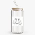 Банка с бамбуковой крышкой