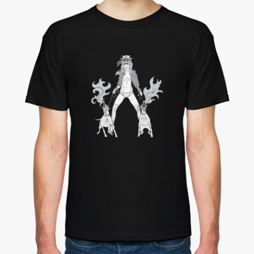 Футболка с принтом Гнев