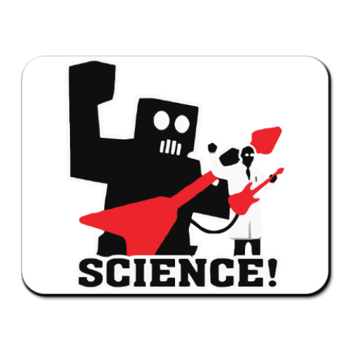 Коврик для мыши с принтом roboRock Science!
