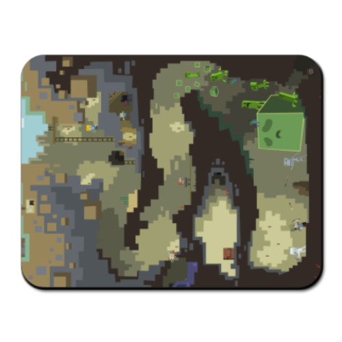 Коврик для мыши с принтом Жизнь шахтера