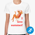 Женская спортивная футболка