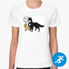 Женская спортивная футболка