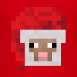 Новогодняя овечка из Minecraft