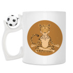 Кружка с футбольным мячиком