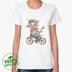 Женская футболка органик