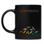 Кружка цветная UV-DTF