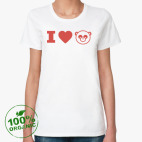 Женская футболка органик