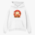 Толстовка худи оверсайз