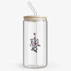 Банка с бамбуковой крышкой