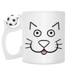 Кружка с футбольным мячиком