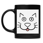 Кружка цветная UV-DTF