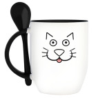 Кружка с ложкой