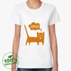 Женская футболка органик