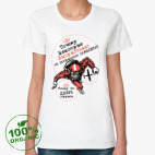 Женская футболка органик