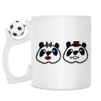 Кружка с футбольным мячиком