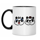 Кружка двухцветная