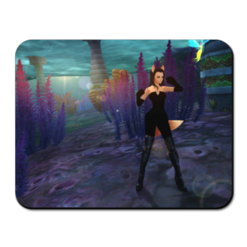 Коврик для мыши с принтом Подводный мир