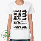 Женская футболка органик