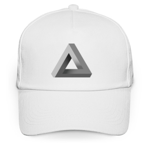 Кепка бейсболка с принтом Невозможный Треугольник 3D